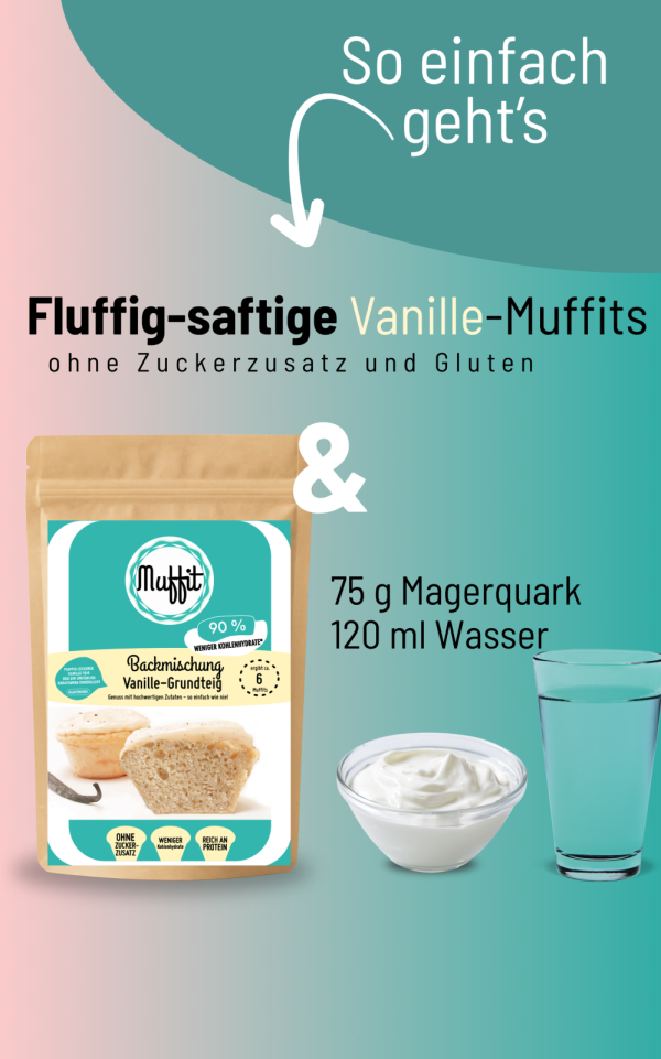 Muffit's VANILLE 6er Backmischung – Bild 3