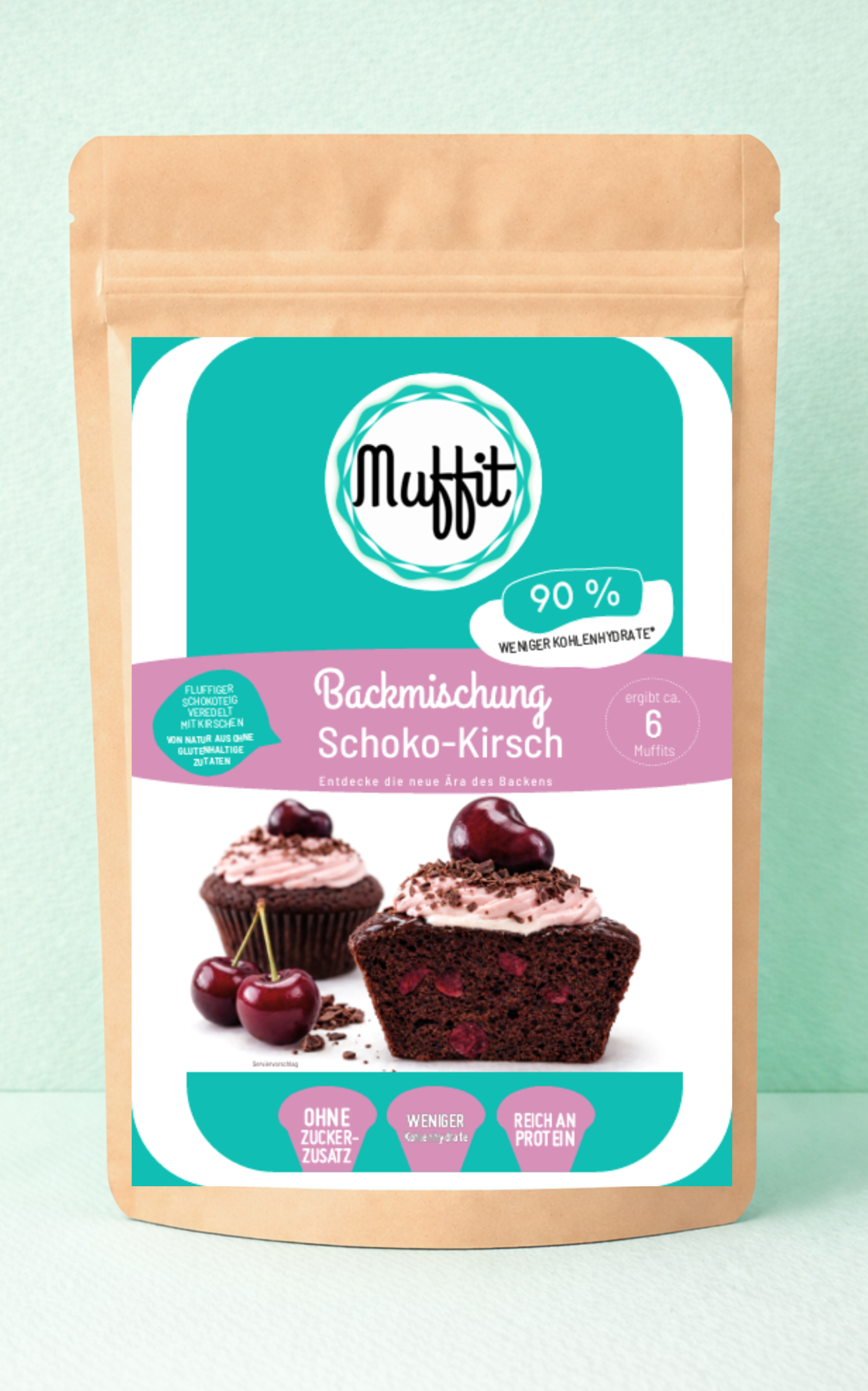 Muffit's SCHOKO-KIRSCH 6er Backmischung