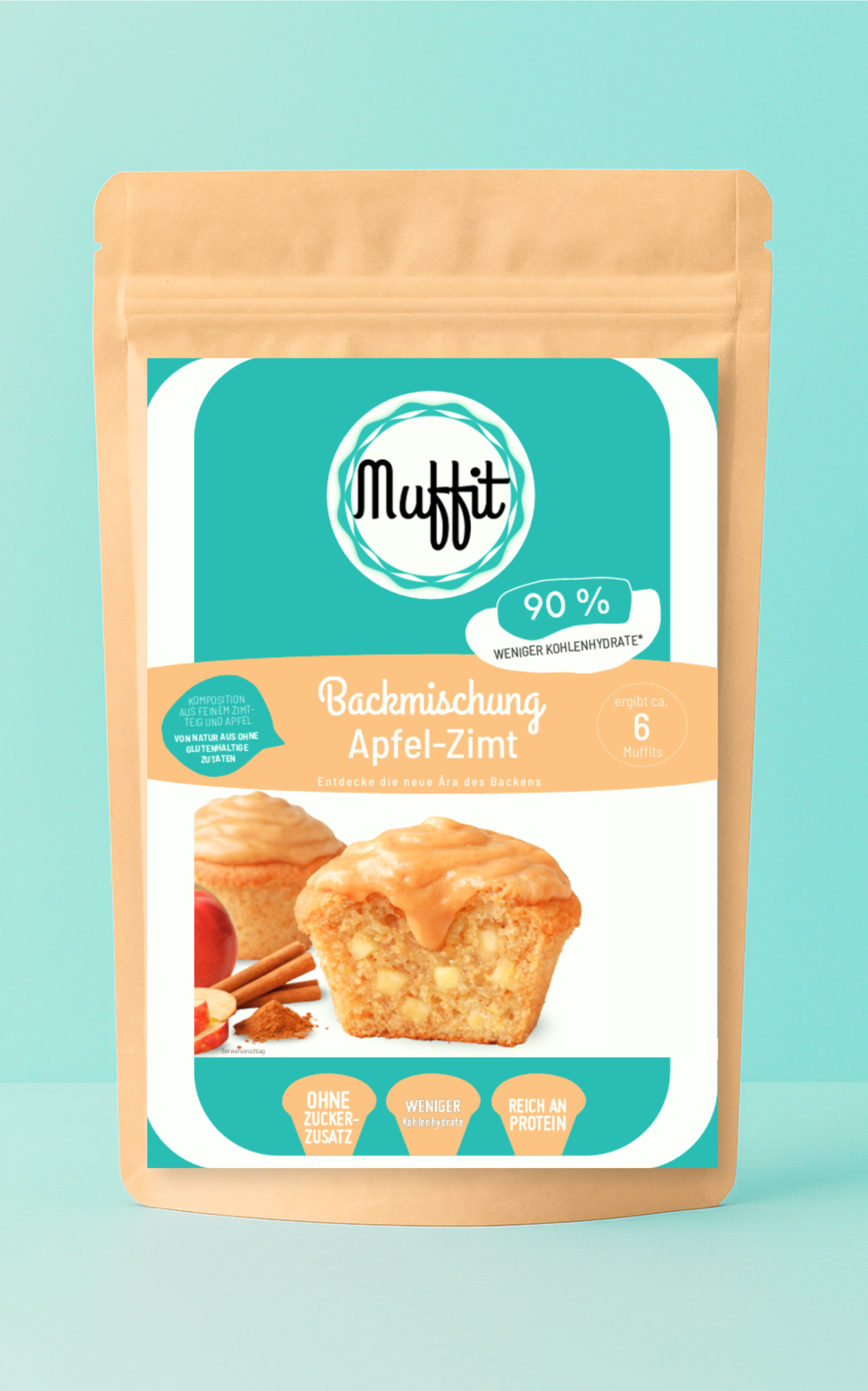 Muffit's APFEL-ZIMT 6er Backmischung
