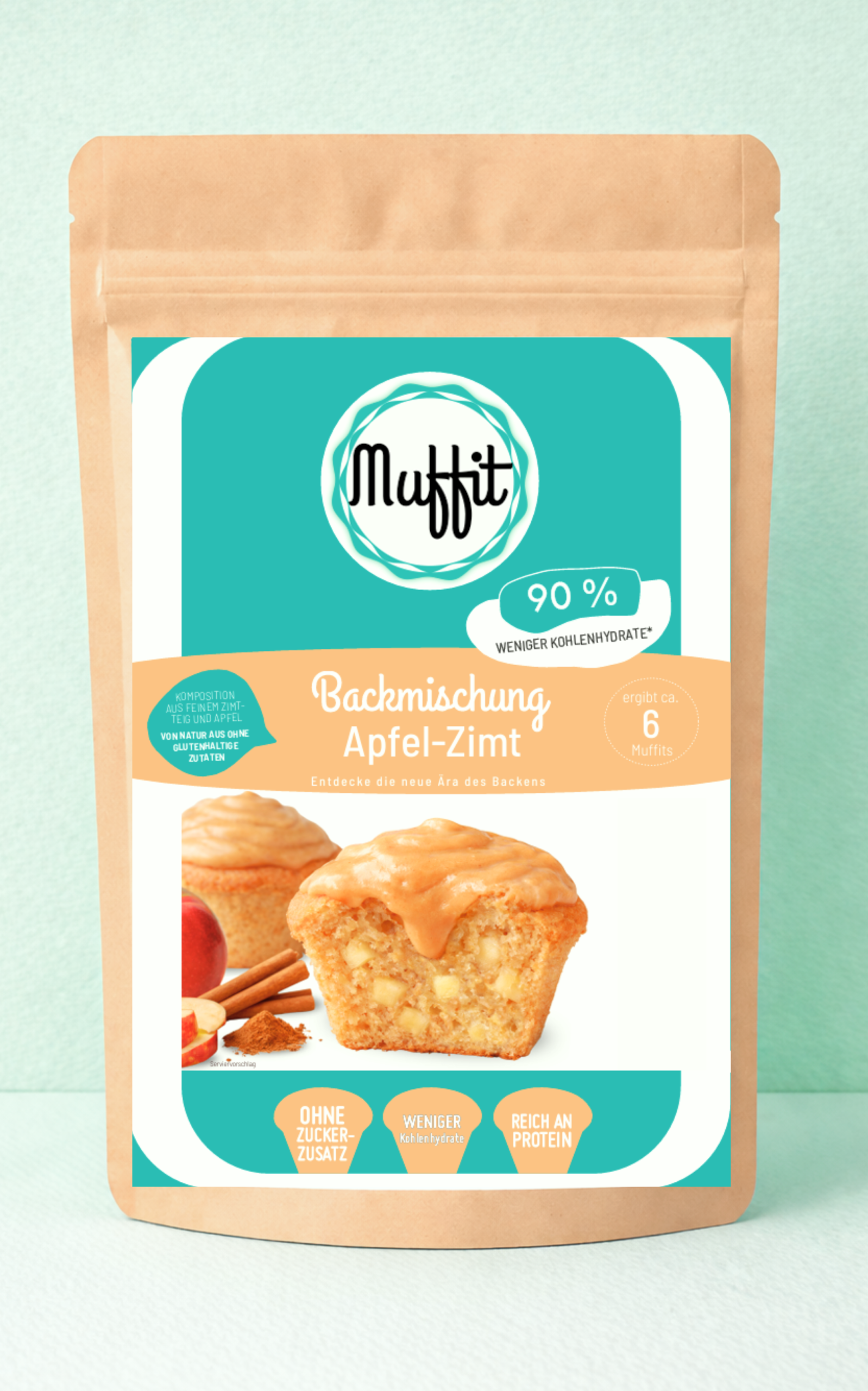 Muffit's APFEL-ZIMT 6er Backmischung