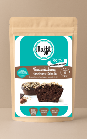 Muffit's SCHOKO-HASELNUSS 6er Backmischung