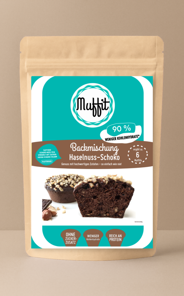 Muffit's SCHOKO-HASELNUSS 6er Backmischung