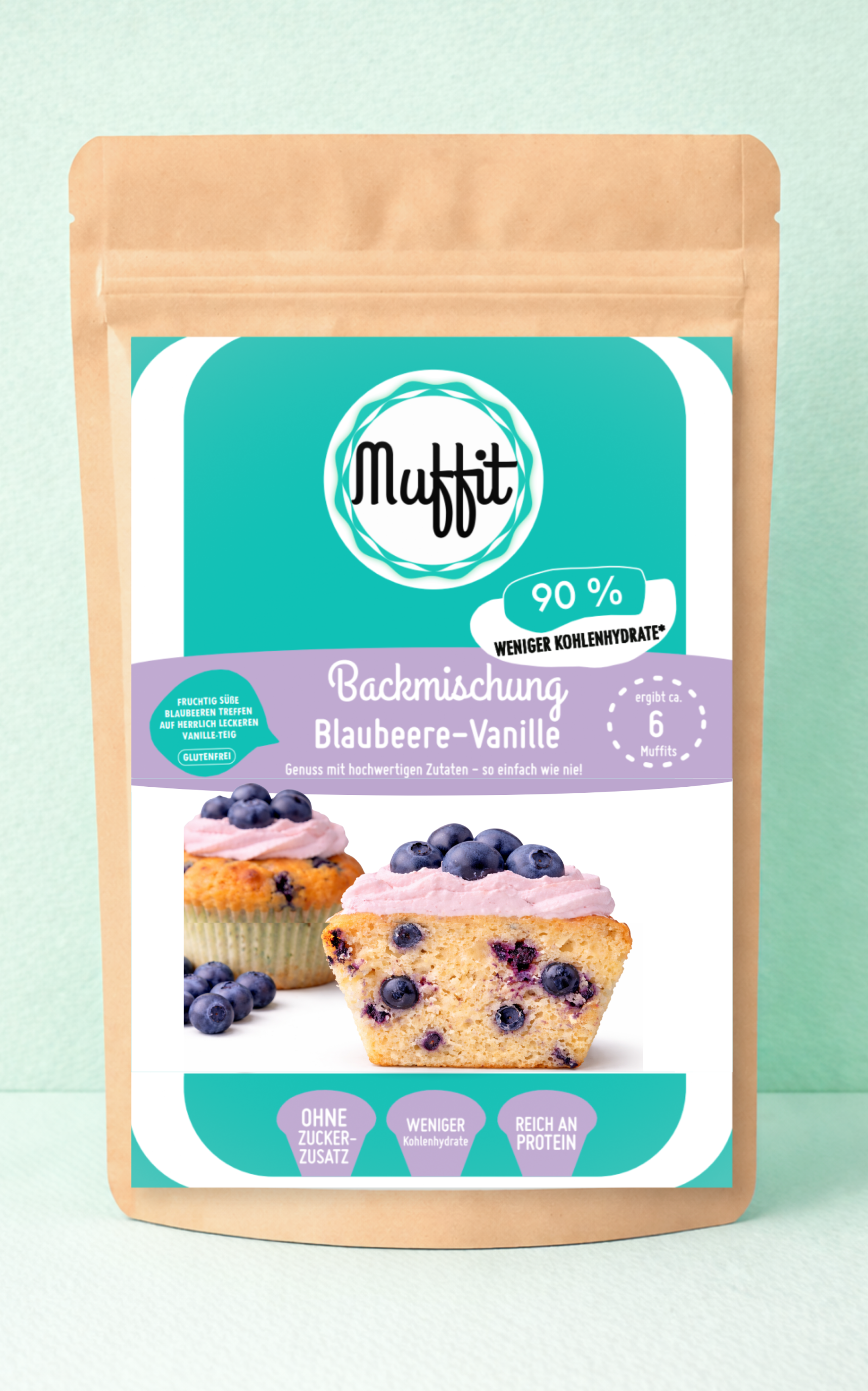Muffit's BLAUBEERE 6er Backmischung