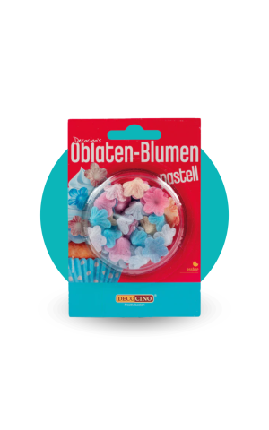 Oblaten-Blumen, pastell