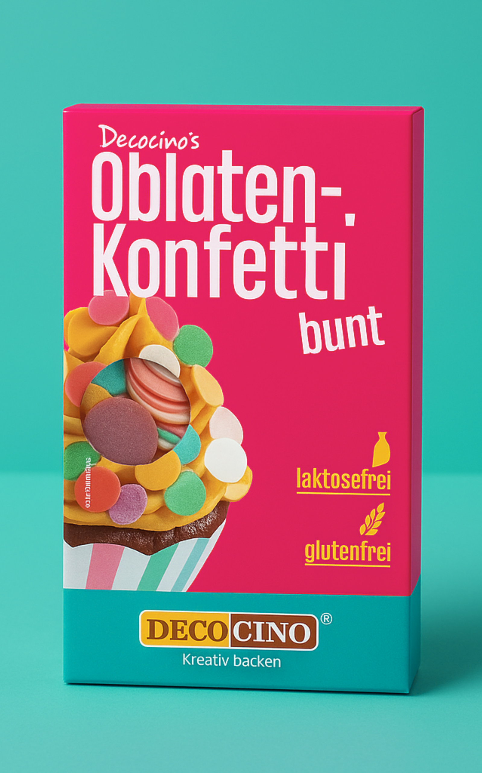 Oblaten-Konfetti, bunt