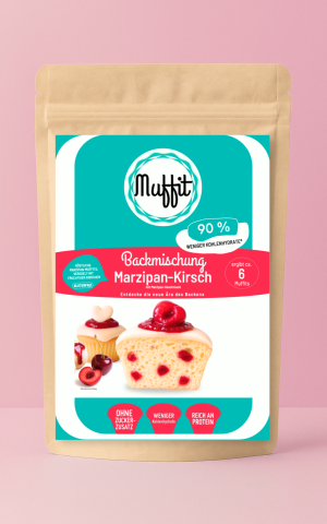 Muffit's Marzipan-Kirsch 6er Backmischung