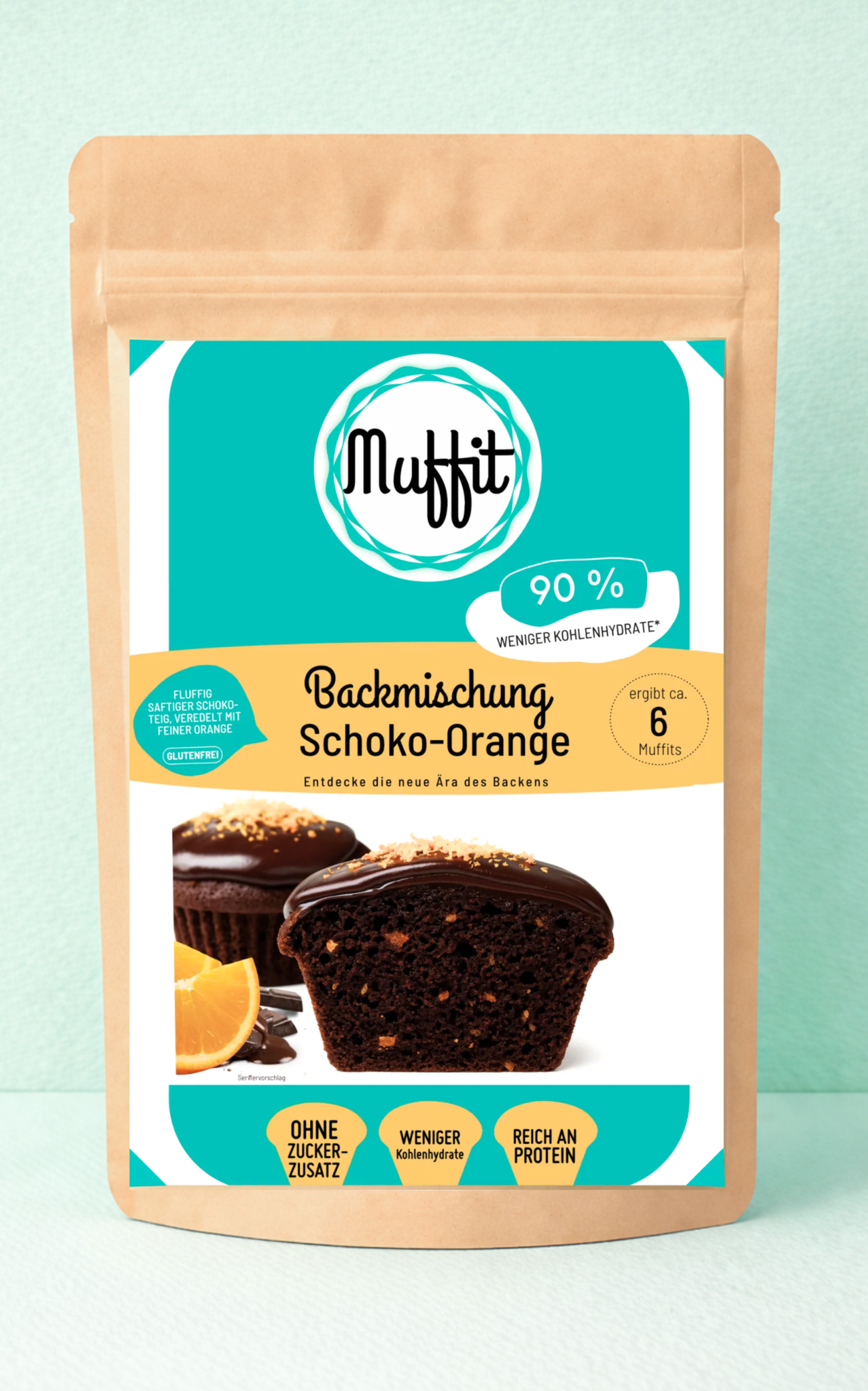 Muffit's Schoko-Orange 6er Backmischung