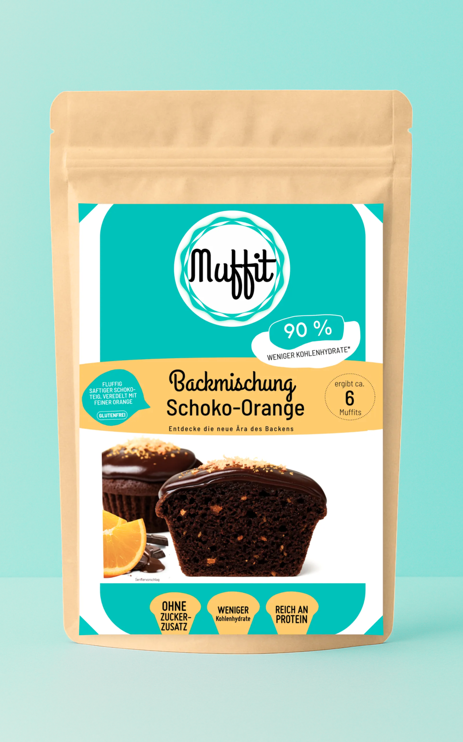 Muffit's Schoko-Orange 6er Backmischung